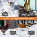 Toozey Heated Dog Bowl - Adjustable Temperature Water Bowl with Timer - Outdoor Pet Bowl with Chew Resistant Cord - 85OZ Winter Dish for Cats, Dogs, Chickens, Squirrels - Grey - Buy Online on GoSupps.com