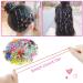 2000pcs Wooyaya Scrunchies for Hair | 24 Color Disposable Rubber Band Scrunchie Set | Elastic Hair Ties for Girls with Auxiliary Tools | 24 Compartments Box - Buy Online on GoSupps.com