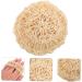 KALLORY 2pcs Natural Loofah Bath Sponge Set - Exfoliating Scrubber for Showers & Spa | International Shipping - Buy Online on GoSupps.com