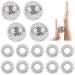 Neerix 2 couples hedgehog massage 10 pc acupressure ring finger fitness nop ball for foot hand back muscle massage magnetic massage ball acupressure ball hand back muscle massage (silver)