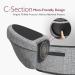 MomcoZy Hip-Seat Baby Carrier | 3D Belly Protection & EVA Massage Plate | Perfect for Newborns & Toddlers Up to 20 kg - Medium Gray - Buy Online on GoSupps.com