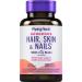 Piping Rock Hair Skin and Nails Vitamins | 120 Caplet Pills | with Collagen | 5000 mcg of Biotin | Non-GMO Gluten Free Supplement