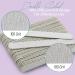 Professional Disposable Zebra Nail Files 100/180 Grit 5 Double Sided Emery Board Manicure Pedicure Tools 50Pcs - Buy Online on GoSupps.com