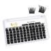 Cluster Lashes C Curl 14mm 72 Clusters B&Q Lash Clusters C D Curl Individual Cluster Lashes Mega Volume Eyelash Clusters DIY Lash Extensions Soft Fluffy Cluster Eyelash Extensions (B16 C-14mm) C-14 mm B 16