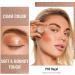 Oulac Peach Shimmer Eyeshadow | Waterproof & Long-Lasting | Vegan & Cruelty-Free | 06g (P02) Regal - Buy Online on GoSupps.com
