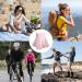 UV Facial Protection Cover | Light Sun Protection Scarf for Summer | Cooling Outdoor Face Cover with Ear Bolts - Pink - Buy Online on GoSupps.com