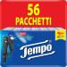 Tempo Classic handkerchiefs - 4-ply -56 packs White 9 pieces (pack of 56)