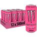 Monster Energy Ultra Rosa - caffeinated energy drink with a refreshing grapefruit taste - without sugar and without calories - in practical disposable doses (12 x 500 ml)