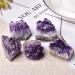 Crystal Rough 1PC Natural Amethyst Crystal Cluster Quartz Raw Crystals Stone Decoration Ornament Purple Stone Ore Gift 1PC Random Delivery - Buy Online on GoSupps.com