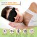 3D Contoured Sleep Mask for Men & Women - Comfortable Black Eye Mask for Travel Naps & Relaxation - Buy Online on GoSupps.com
