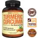 Arazo Nutrition Turmeric Curcumin 1300mg with BioPerine & Black Pepper - Joint Support Herbal Supplement - Buy Online on GoSupps.com