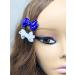 Tara Girls 20pc Cute Self Hinge Plastic Bow Hair Barrettes - Multi Design Sunflower & Navi White | BR-110 - Buy Online on GoSupps.com
