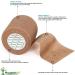 Self-Adhering Cohesive Bandage Wrap - 6 Rolls 2 in x 5 Yards - Latex-Free Elastic Sport Bandage for Ankle Injuries & Veterinary Use - Buy Online on GoSupps.com