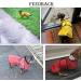 Minezi Waterproof Reflective Vest for Small & Medium Dogs - Adjustable Raincoat for Dachshunds & More (Yellow L) - Buy Online on GoSupps.com
