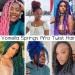 24 Inch Blue Springy Afro Twist Hair 8 Packs for Marley Twist Braiding - Synthetic Extensions for Black Women - Buy Online on GoSupps.com