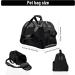 DONYER POWER Soft Sided Pet Carrier for Dogs & Cats - Travel Tote Bag with Mesh Top - Includes Collapsible Bowl - Black - Buy Online on GoSupps.com
