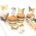 12PCS Butterfly Cupcake Toppers - Girl 1st Birthday Cake Topper Butterfly Party Decor First Boy Birthday Party Cupcake Wedding Anniversary Cupcake Topper Butterfly Flower Photo Props