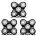 Shaver Replacment Heads Compatible with Remington Balder RX5 Head Shaver (3 Count)
