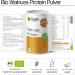Raab Vitalfood Organic Walnut Protein Powder - 45% Plant-Based Protein Vegan 420g | Pure & Natural Superfood - Buy Online on GoSupps.com