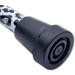 Life Healthcare Black Leopard Walking Stick | Flexible & Durable Mobility Aid | Collapsible & Adjustable 33-37 Inches - Buy Online on GoSupps.com