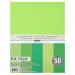 Recollections Cardstock Paper  8 1/2 X 11 in Feathered Greens - 50 Sheets