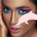 Eyeliner Stencils Mascara Guard for Eyelashes Silicone Multi-purpose Eye Makeup Tool for Beginner Eyeliner Eyeshadow Applicator Aid Tool Quick Stencil Aid Eyeliner Molds Eyeliner Stencil Pads Pink - Buy Online on GoSupps.com