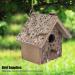 Wooden Bird Nesting Box House - Outdoor Garden Decorative Birdhouse 3.9x3.5x5.9inch - Buy Online on GoSupps.com