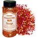 Hemoer Hologrographic Chunky Glitter orange 100g chunky sequins glitter craft glitter for resin face nail body handicrafts slime festival party glitter powder for nails glitter
