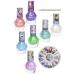 Townley Girl Disney Frozen Peel-Off Nail Polish Set for Kids - 18 Pcs Glittery Colors with Nail Gems | Non-Toxic, Perfect for Parties and Makeovers - Buy Online on GoSupps.com
