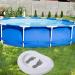 fanelod Inflatable Foot Bath for Pool | Portable Pool Feet Washer | White Inflatable Basin with Pump Foot Soaking Bath Basin for Swimming Pool Clean Feet - Buy Online on GoSupps.com