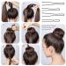 220pcs U Shaped Hair Pins - BEIAKE Hairpins for Buns - Black Bobby Pins for Kids Girls Women - Hairdressing Salon Accessories for All Hair Types (2IN & 2.4IN) - Buy Online on GoSupps.com