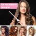 9mm Mini Curling Iron - Professional LCD Display 140-200 Adjustable Temperature Fast Heating Ceramic Rod Includes Heat-Resistant Glove & Hair Clips - Pink - Buy Online on GoSupps.com