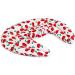 2-in-1 Neck Pillow with Stand-Up Collar - Cherry-White Linseed Heat & Cold Therapy - Buy Online on GoSupps.com