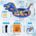 Aoskie Dinosaur Snow Tube - Heavy Duty Inflatable Sled for Outdoor Sledding | Double-Layered Bottom | Winter Fun for Kids and Adults - Buy Online on GoSupps.com