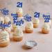 30 Pack Happy 21st Birthday Cupcake Toppers Dark Blue Glitter 21 Fabulous Cheers to 21 Years Old Birthday Cupcake Picks for Happy 21st Birthday Anniversary Party Cake Decorations 21st Dark Blue - Buy Online on GoSupps.com