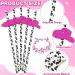 Disco Cowgirl Decorations Straws | Bachelorette 70s Western Paper Cow Straw Decor | Cow Print Disco Pink Hat Disco Decorations Straw for Weddings Birthdays Girls Gatherings Guanglu Cow Topper 2 - Buy Online on GoSupps.com