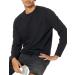 Amazon Essentials Men's Long-Sleeve French Terry Crewneck Sweatshirt - X-Large, Black - Buy Online on GoSupps.com