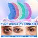 NUEDESFXO Eye Gels with Marine Collagen & Hyaluronic Acid - Under Eye Patches for Puffy Eyes, Dark Circles, and Wrinkles - 12 Pcs - Buy Online on GoSupps.com