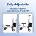 KneeRover Ultra Knee Walker - Lightweight Steerable Knee Scooter with Basket | Platinum Gray - Buy Online on GoSupps.com