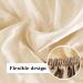 WEIPAO Silk Satin Bonnet - Large Double Sided Reversible Hair Wrap for Curly Hair - Coffee + Champagne - Buy Online on GoSupps.com