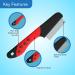 Masterclip Flea Comb for Cats Dogs Rabbits - Effective Flea Removal and Grooming Tool against Nits, Ticks, and Biting Pests - Buy Online on GoSupps.com