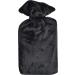 Vagabond Bags Ltd Extra Large 2.7 Litre Hot Water Bottle and Cuddlesoft Cover Black