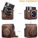 Fintie Vegan Leather Case for Fujifilm Instax Mini 40 - Vintage Brown - Buy Online on GoSupps.com