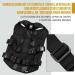 Oneigris No-Pull Dog Harness - Ultra Breathable Adjustable Safety Vest for Large/Medium Dogs - 2 Handles - Black (L: Neck 45-63cm Chest 68-91cm) - Buy Online on GoSupps.com