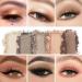 10 Colors Eyeshadow Palette - Matte Nude & Shimmer Shades - High Pigment, Long Lasting, Ultra-Blendable Eye Makeup with 2 Brushes - Buy Online on GoSupps.com