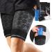Always Ready Thigh Compression Support Sleeve (2 Per Pack) with Hot & Cold Gel Pack for Hamstring & Quadricep Muscle Strains & Injury Men & Women Two Adjustable Compression Straps Non-Slip (M)