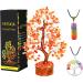 Carnelian Crystal Tree - Bonsai Tree | Home & Office Decor | Crystal Stones - Feng Shui & Spiritual Gifts - Buy Online on GoSupps.com