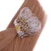 Micro-Ring Hair Extensions #10 Light Brown 60cm 100 Strands 0.5g | 100% Remy Real Hair Easy to Use by Hair Professionals - Shop Now! - Buy Online on GoSupps.com