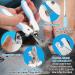 Bunny Grooming Kit - 4 Piece Set with Brush, Comb, Nail Clipper, Shampoo & Bath Brush - For Hamster, Guinea Pig - Pet Hair Remover - Adjustable Handle - Buy Online on GoSupps.com