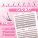 Eyelash Extensions Set 560pcs | LANKIZ 12D C Curl Individual Eyelashes with Glue & Remover | Perfect for Beginners | 9-15mm Mix - Buy Online on GoSupps.com